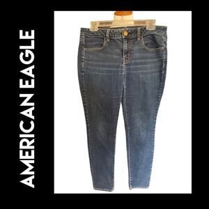 American Eagle Outfitters Women's Jegging Jeans Skinny Denim Size 8 Short